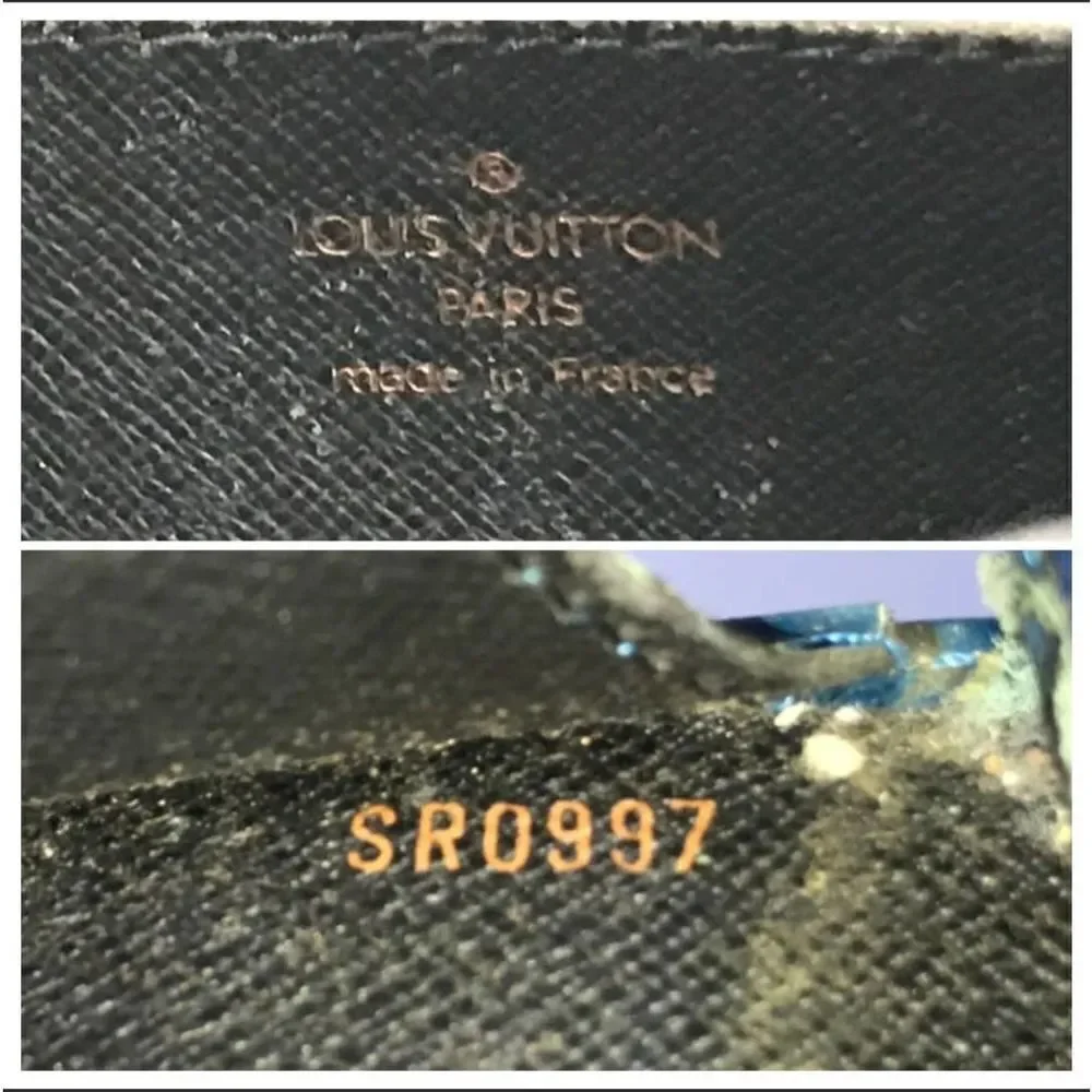 Louis Vuitton Bag Clutch EPI Blue M52525 SR0997 Authentic - Picture 11 of 12